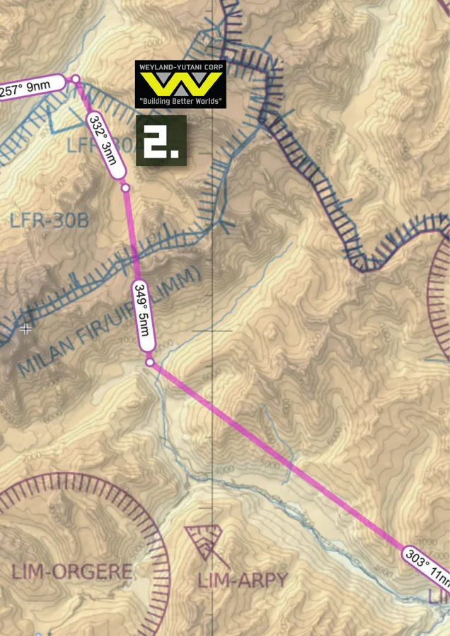 2 / Glacier station – terrain map