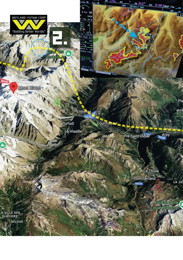 2 / Glacier station – satellite view