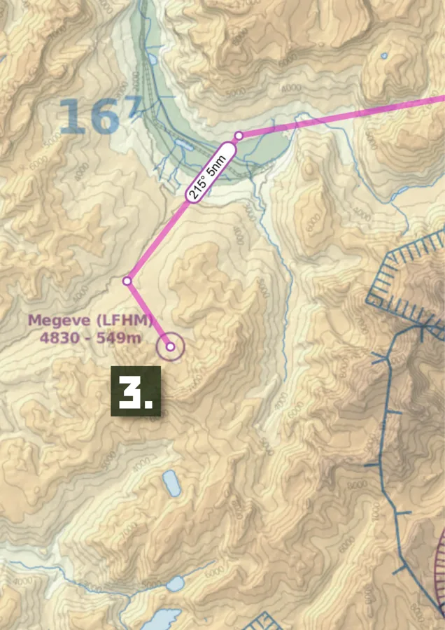 3 / Megève – terrain map