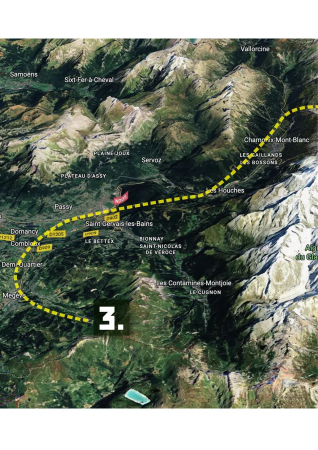 3 / Megève – satellite view